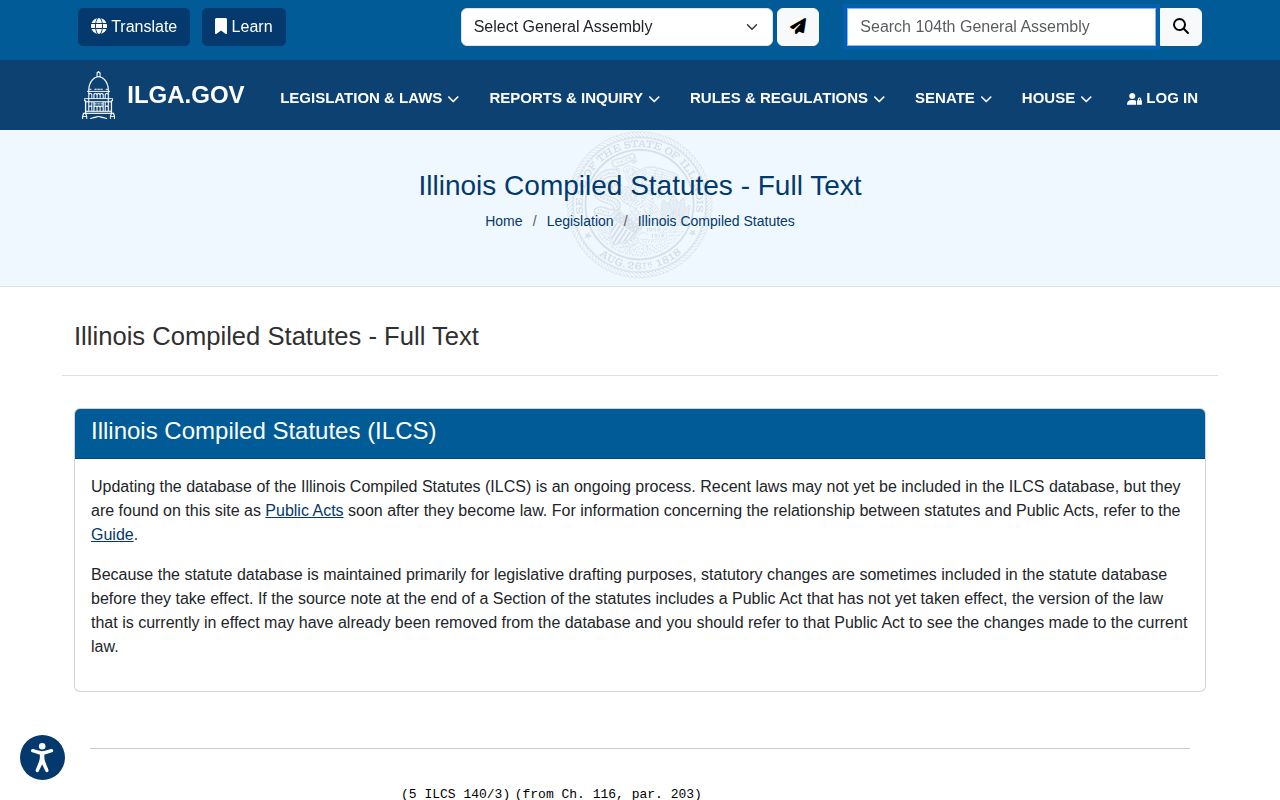 Illinois Freedom of Information Act section 3 public-record request rules
